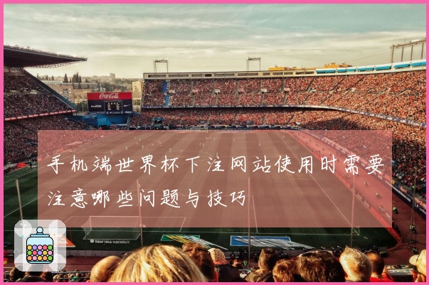 手机端世界杯下注网站使用时需要注意哪些问题与技巧